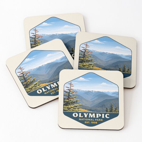 Item preview, Olympic National Park Sticker, Washington Poster, Olympic T-shirt designed and sold by Gideon Emmerich.
