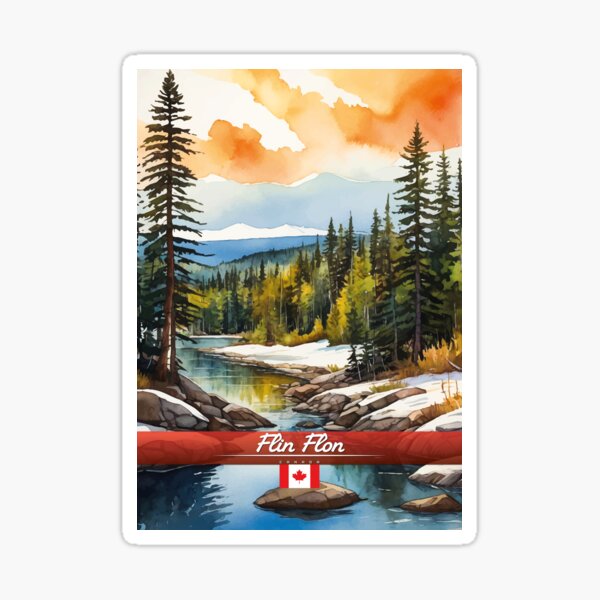 Flin Flon Canada Travel Sticker