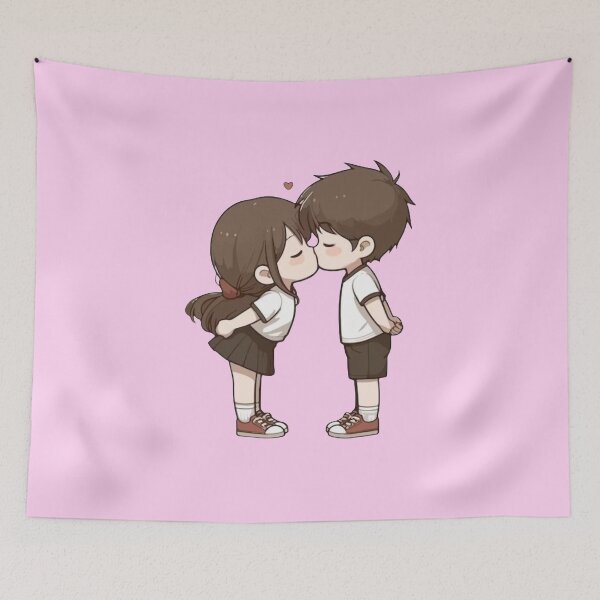 Item preview, Adorable Chibi Couple Adventures - Aesthetic Love Set designed and sold by GunnuDesigns.