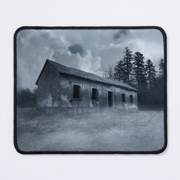 Item preview, Abandoned haunted house in the misty forest designed and sold by grande76.
