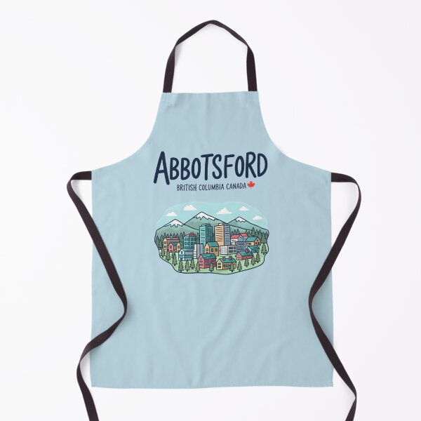 Item preview, Abbotsford BC Canada Cute Colorful Cityline Cityscape Pastel designed and sold by HowToCanadian.