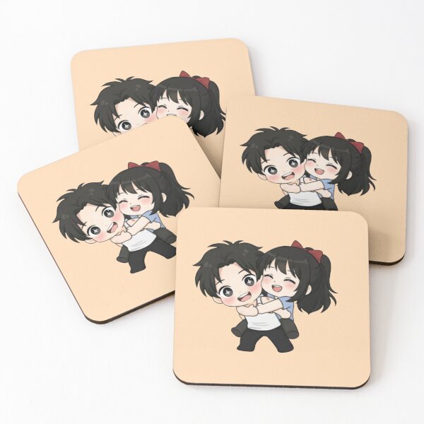 Item preview, Kawaii Anime Couple - Soft Aesthetic Romantic Moments Set designed and sold by GunnuDesigns.