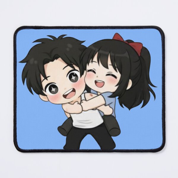 Item preview, Kawaii Anime Couple - Soft Aesthetic Romantic Moments Set designed and sold by GunnuDesigns.