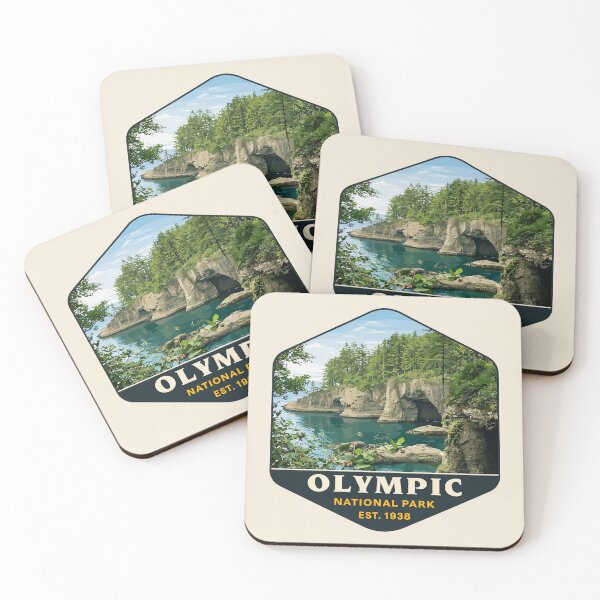 Item preview, Olympic National Park Sticker, Washington Poster designed and sold by Gideon Emmerich.