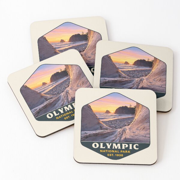 Item preview, Olympic National Park Sticker, Washington Poster designed and sold by Gideon Emmerich.