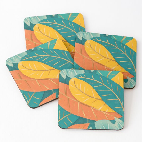 Item preview, Vibrant Tropical Leaves Artwork designed and sold by Snapystyle.