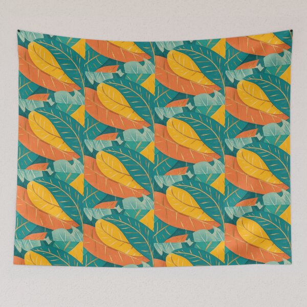 Item preview, Vibrant Tropical Leaves Artwork designed and sold by Snapystyle.