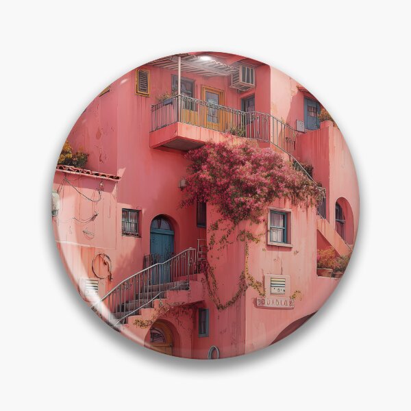 Item preview, Pastel vintage print of La Jolla, California. designed and sold by Whimsy-Glim.