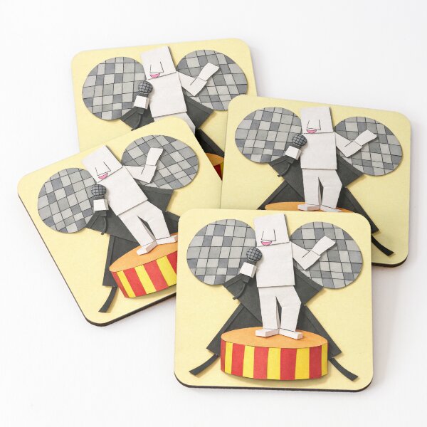Item preview, Karaoke・1 - Paper craft collage style designed and sold by D-Line-Aki.