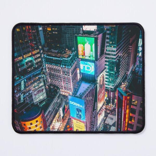 Item preview, Times Square New York City night skyline designed and sold by Mauswohn.