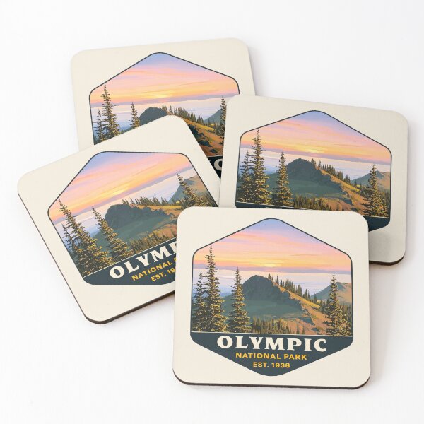 Item preview, Olympic National Park Sticker designed and sold by Gideon Emmerich.