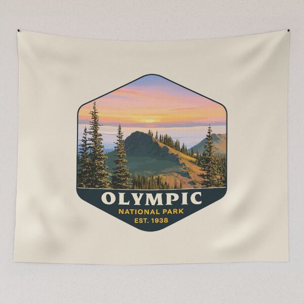 Item preview, Olympic National Park Sticker designed and sold by Gideon Emmerich.