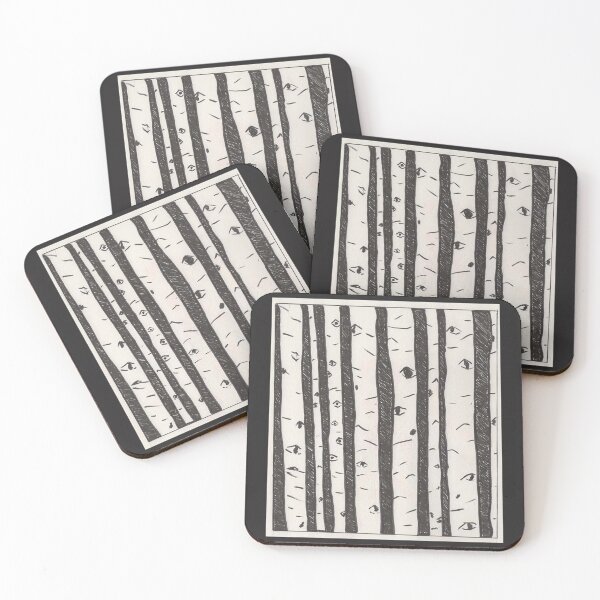 Item preview, birch trees designed and sold by SunnyDraws101.
