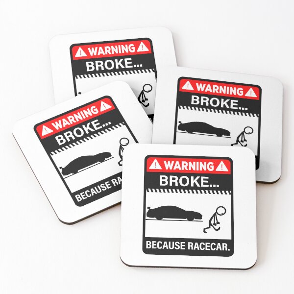 Item preview, Broke, because racecar.  designed and sold by ElseWorldDesign.