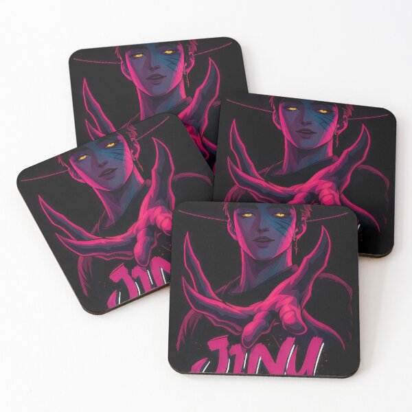 Item preview, Jinu Neon-Reach Tee – K-Pop Demon Hunters designed and sold by kraftwerk-lab.