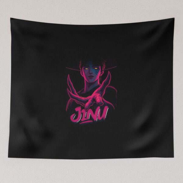 Item preview, Jinu Neon-Reach Tee – K-Pop Demon Hunters designed and sold by kraftwerk-lab.