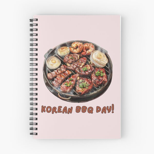 Item preview, ¡Día de la barbacoa coreana! designed and sold by bubblyrainbow.