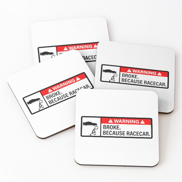 Item preview, Broke, because racecar.  designed and sold by ElseWorldDesign.