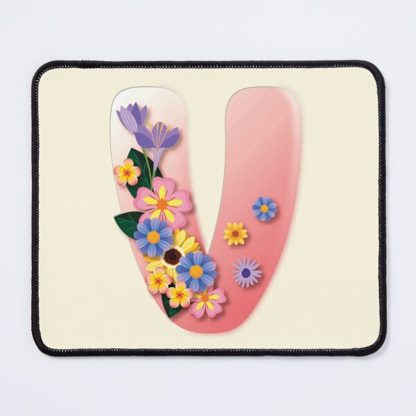 Item preview, Initial V Letter, The V Letter designed and sold by CharlottePlaceArt.