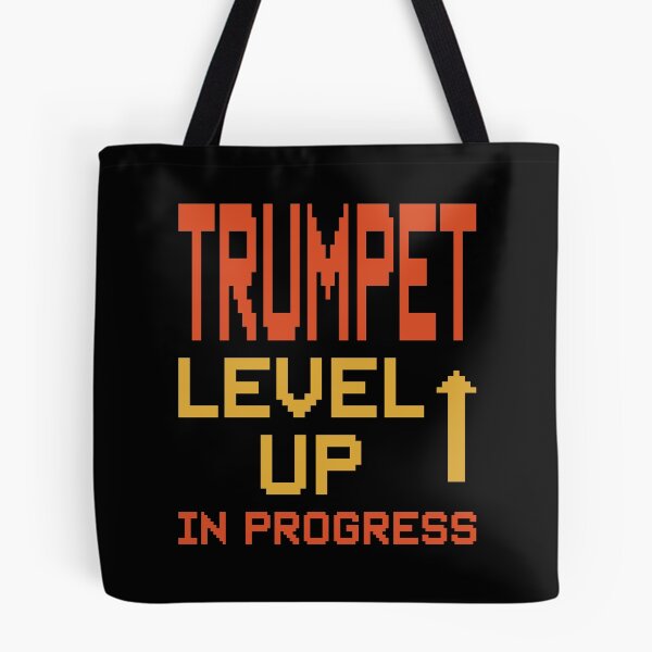 Item preview, TRUMPET LEVEL UP IN PROGRESS – Dot Font Logo Design designed and sold by MOCOPOCO.