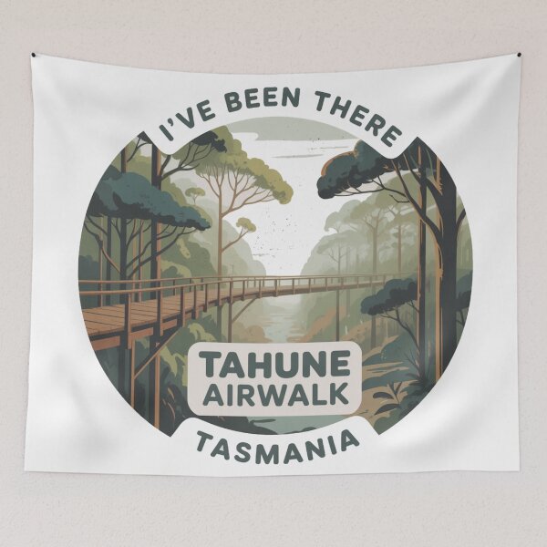Item preview, Tahune AirWalk | Tasmania Travel Sticker designed and sold by Random Designs.