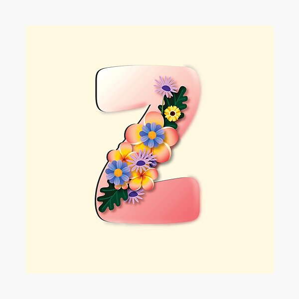 Item preview, Initial Z Letter, The Z Letter designed and sold by CharlottePlaceArt.