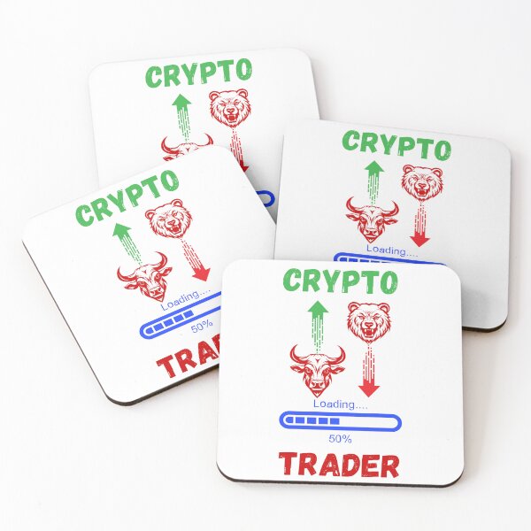 Item preview, Crypto Trader Loading Bull Bear Market Funny Trading Shirt designed and sold by KapiPrint.