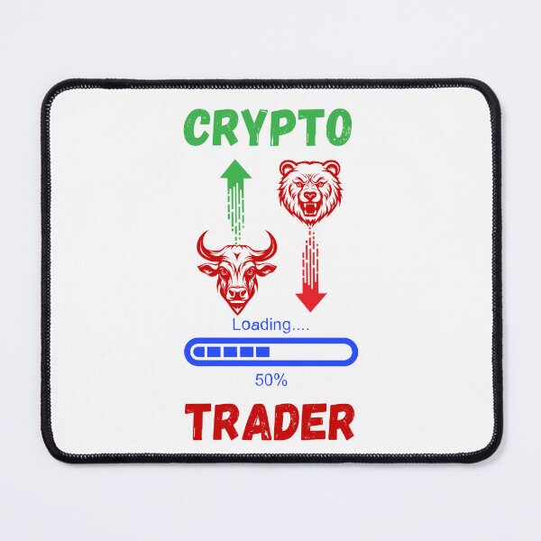 Item preview, Crypto Trader Loading Bull Bear Market Funny Trading Shirt designed and sold by KapiPrint.