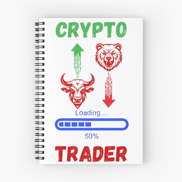 Item preview, Crypto Trader Loading Bull Bear Market Funny Trading Shirt designed and sold by KapiPrint.
