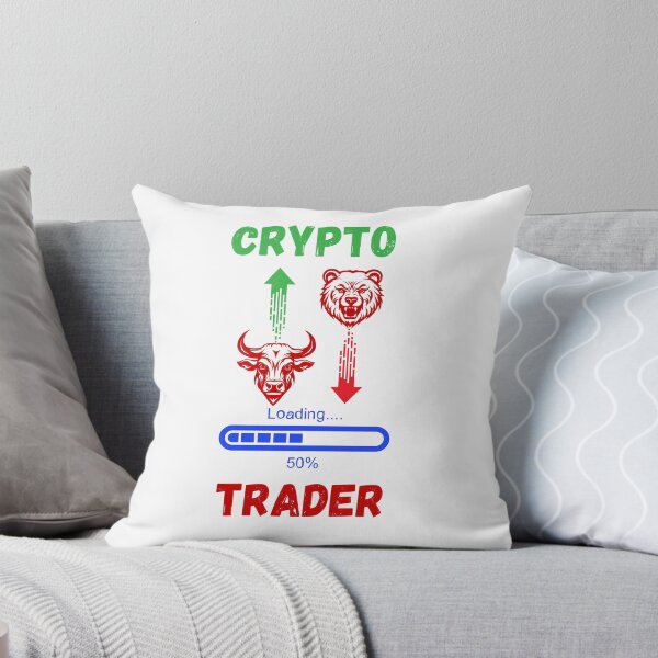 Item preview, Crypto Trader Loading Bull Bear Market Funny Trading Shirt designed and sold by KapiPrint.