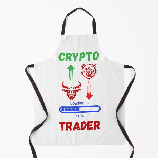 Item preview, Crypto Trader Loading Bull Bear Market Funny Trading Shirt designed and sold by KapiPrint.