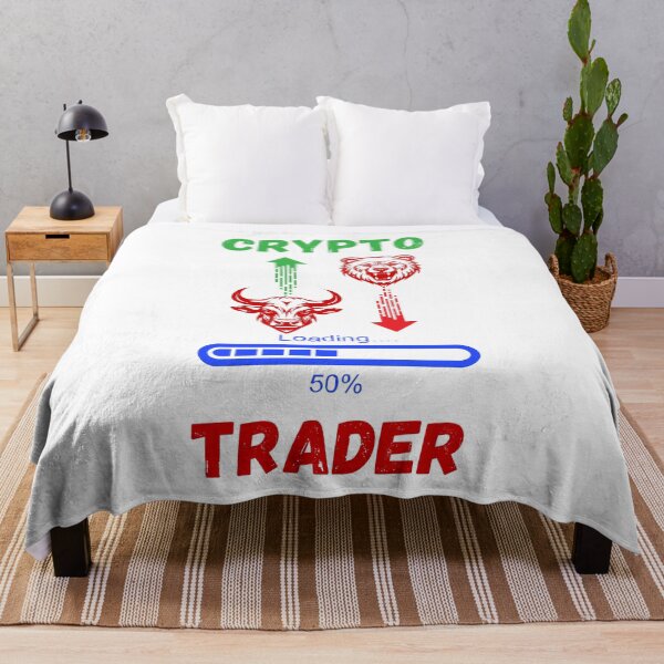 Item preview, Crypto Trader Loading Bull Bear Market Funny Trading Shirt designed and sold by KapiPrint.