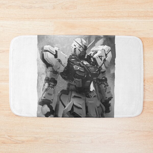 Item preview, black white RX-93 ν Gundam digital imaging illustration close up digital art designed and sold by sabartgunpla.