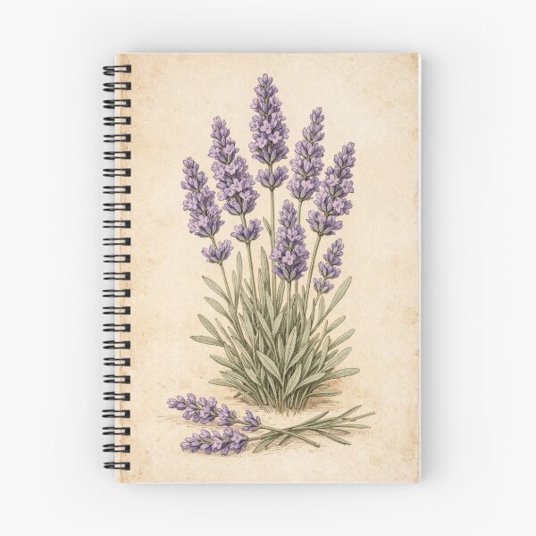 Item preview, Vintage Lavender Botanical Illustration – Antique Floral Herb Print designed and sold by Darlin8888.