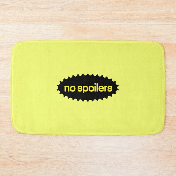 Item preview, No Spoilers Retro Aesthetic Statement Sticker designed and sold by Blissblegum.