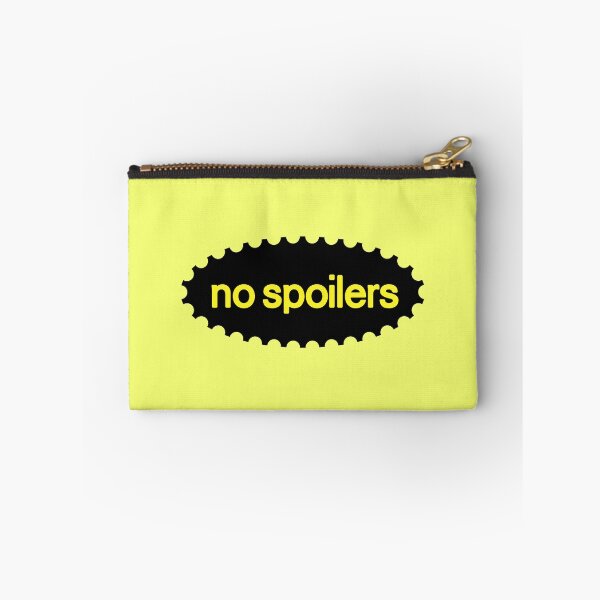 Item preview, No Spoilers Retro Aesthetic Statement Sticker designed and sold by Blissblegum.