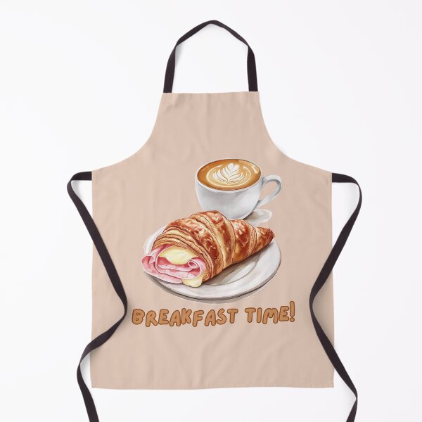 Item preview, Coffee and Croissant designed and sold by bubblyrainbow.
