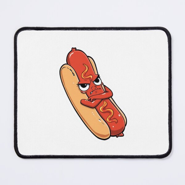 Item preview, Angry hotdog designed and sold by tipitoes.