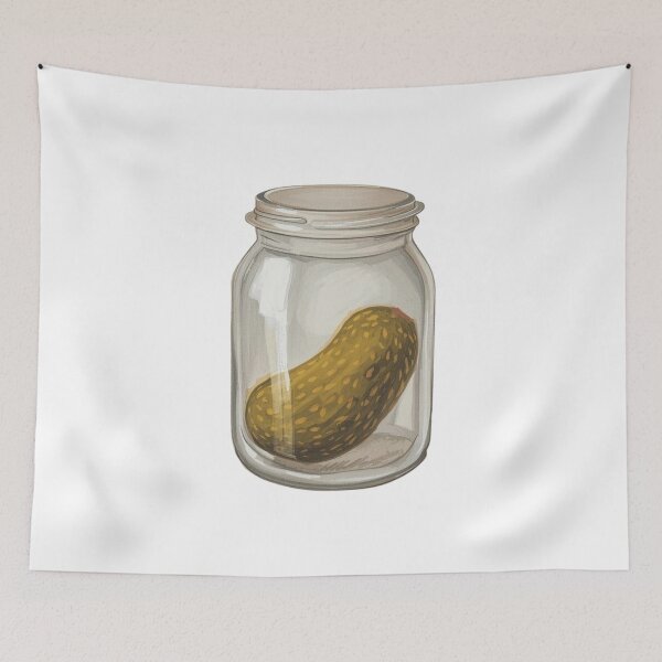 Item preview, Pickle in a jar designed and sold by tipitoes.