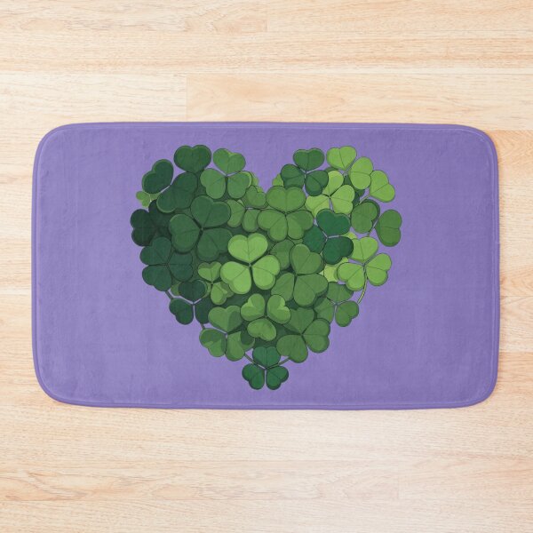 Item preview, Green Clover Heart Illustration designed and sold by Amevvoo.
