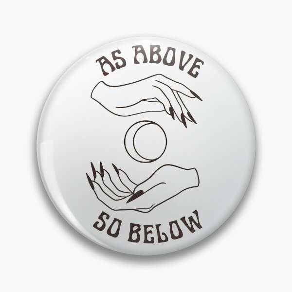 Item preview, As Above So Below designed and sold by SlayPOPShop.
