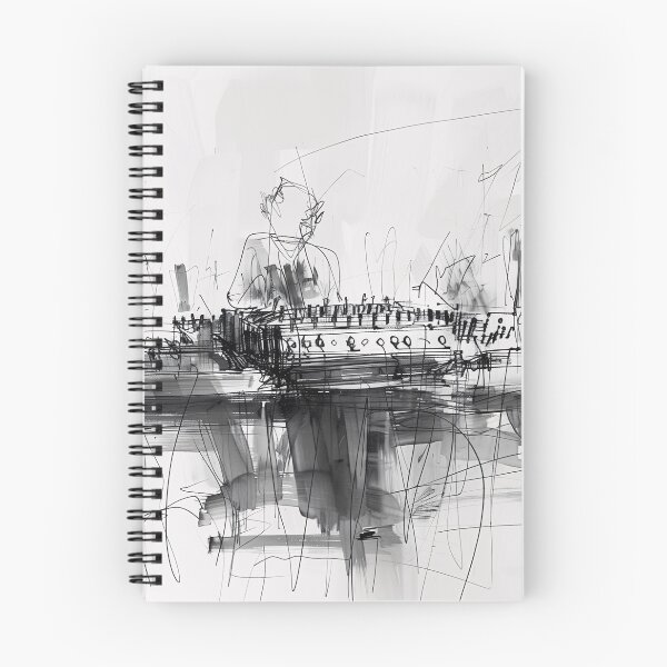 Item preview, Abstract Music Producer designed and sold by SleekLineSketches.