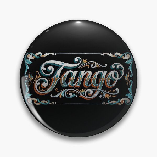 Item preview, Tango - Fileteado Style in Cyan designed and sold by jamesgerardking.