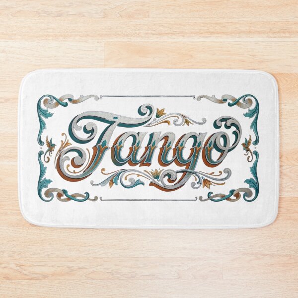 Item preview, Tango - Fileteado Style in Cyan designed and sold by jamesgerardking.