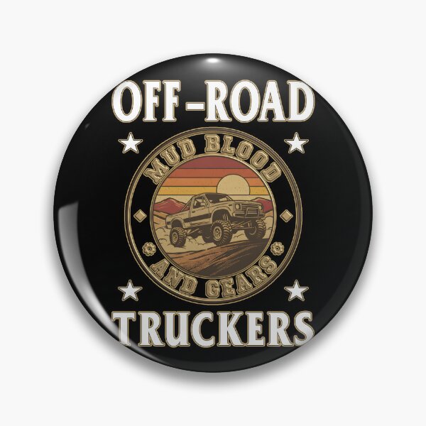 Item preview, OFF-ROAD TRUCKERS MUD BLOOD AND GEARS pickup trucks off-roaders big wheels challenging terrain designed and sold by Jt41.