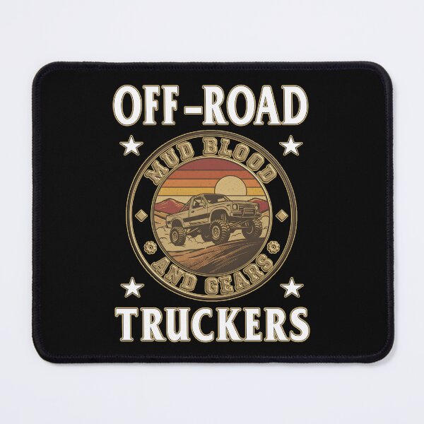 Item preview, OFF-ROAD TRUCKERS MUD BLOOD AND GEARS pickup trucks off-roaders big wheels challenging terrain designed and sold by Jt41.