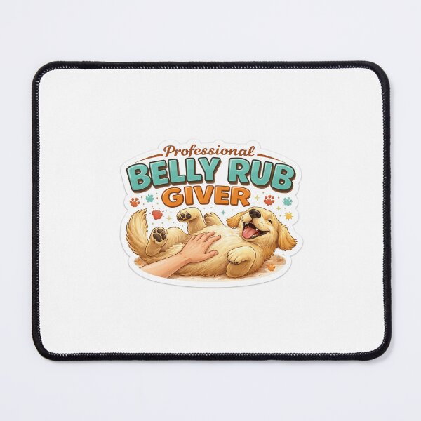 Item preview, Professional Belly Rub Giver-Funny Dog Lover Gift Design designed and sold by KingFineArt.