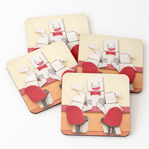 Item preview, Bar・1 - Paper craft collage style designed and sold by D-Line-Aki.