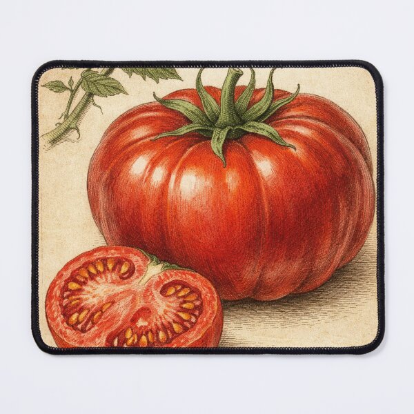 Item preview, Vintage Heirloom Tomato Botanical Illustration – Antique Kitchen Wall Art designed and sold by Darlin8888.