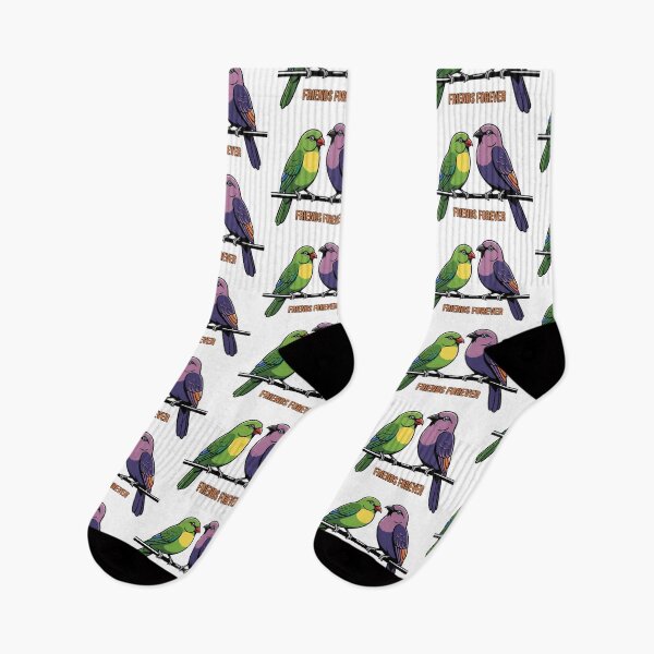 Item preview, Friends Forever – Colorful Bird Companionship Design designed and sold by Dogandesighn.